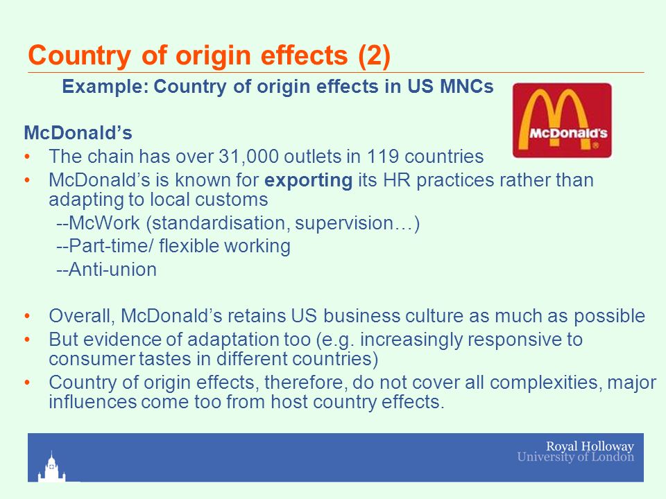 Country-of-origin effect
